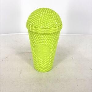 Starbucks Dome Bright Green Studded Texture Tumbler 30 Year Anniversary